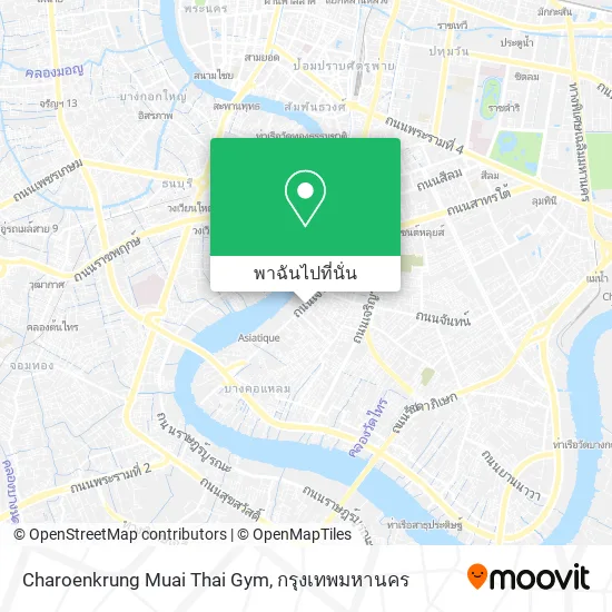Charoenkrung Muai Thai Gym แผนที่