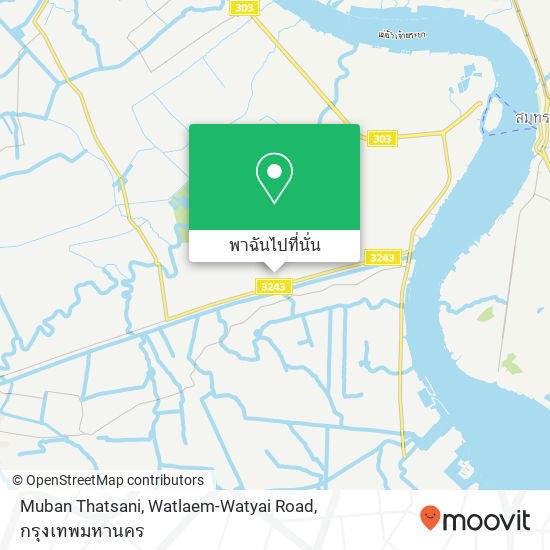Muban Thatsani, Watlaem-Watyai Road แผนที่