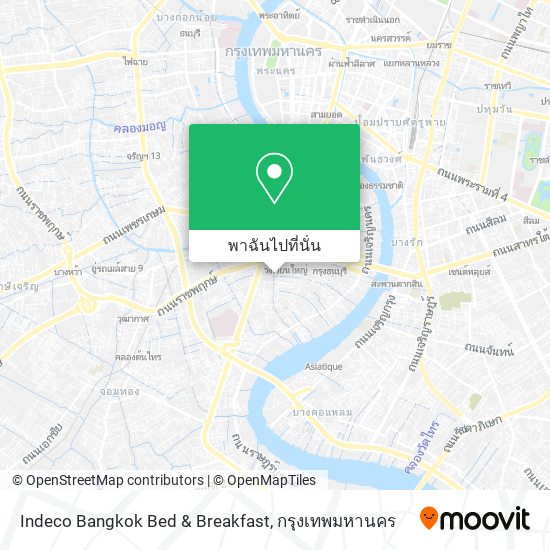 Indeco Bangkok Bed & Breakfast แผนที่