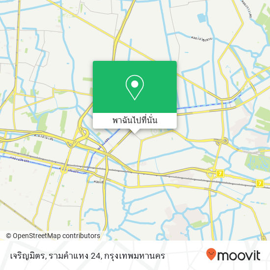 เจริญมิตร, รามคำแหง 24 แผนที่