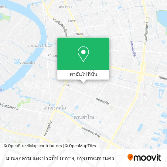 ลานจอดรถ แสงประทีป การาจ แผนที่