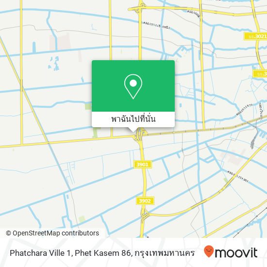 Phatchara Ville 1, Phet Kasem 86 แผนที่