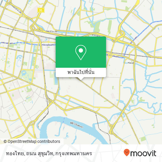 ทองไทย, ถนน สุขุมวิท แผนที่