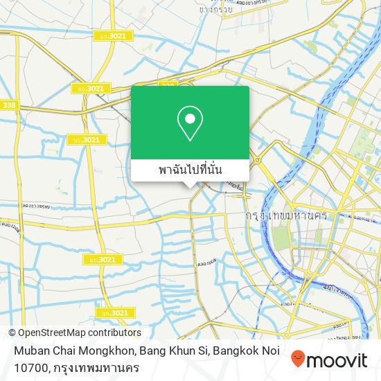 Muban Chai Mongkhon, Bang Khun Si, Bangkok Noi 10700 แผนที่