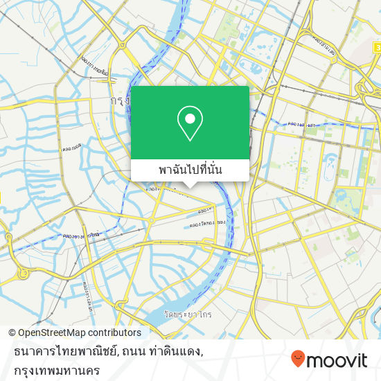 ธนาคารไทยพาณิชย์, ถนน ท่าดินแดง แผนที่