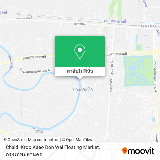Chaidi Krop Kaeo Don Wai Floating Market แผนที่