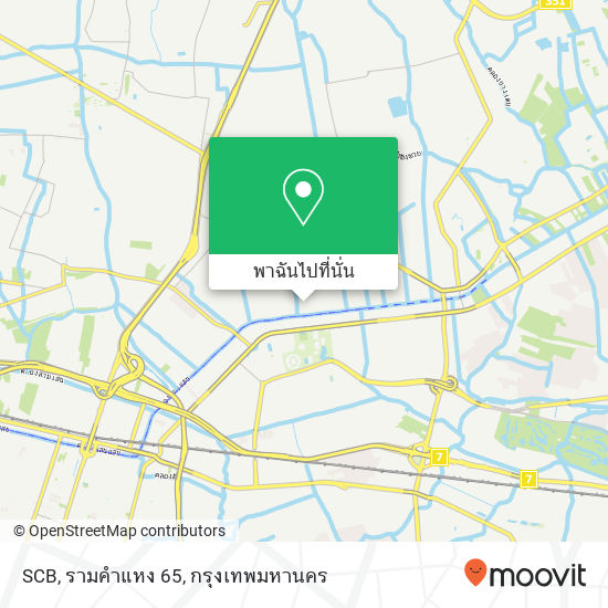 SCB, รามคำแหง 65 แผนที่