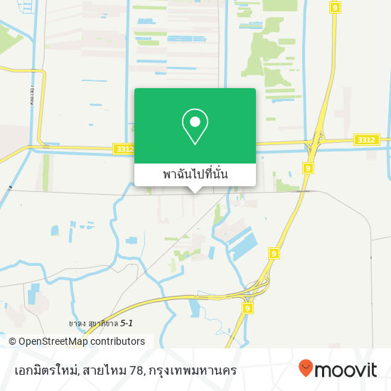 เอกมิตรใหม่, สายไหม 78 แผนที่