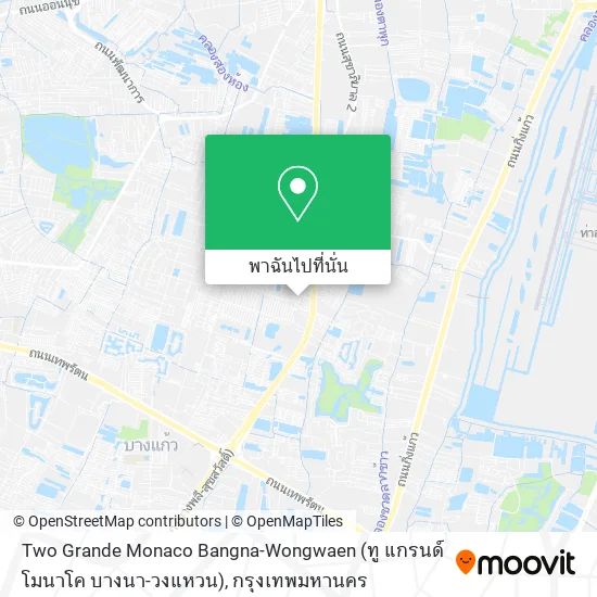 Two Grande Monaco Bangna-Wongwaen (ทู แกรนด์ โมนาโค บางนา-วงแหวน) แผนที่