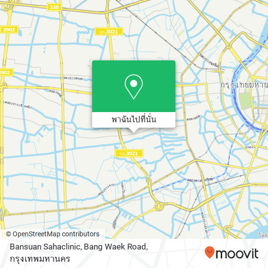 Bansuan Sahaclinic, Bang Waek Road แผนที่