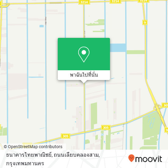 ธนาคารไทยพาณิชย์, ถนนเลียบคลองสาม แผนที่