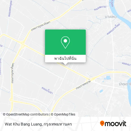 Wat Khu Bang Luang แผนที่