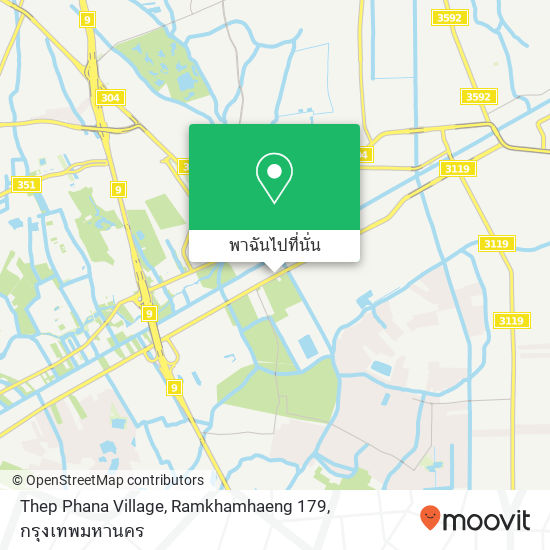 Thep Phana Village, Ramkhamhaeng 179 แผนที่