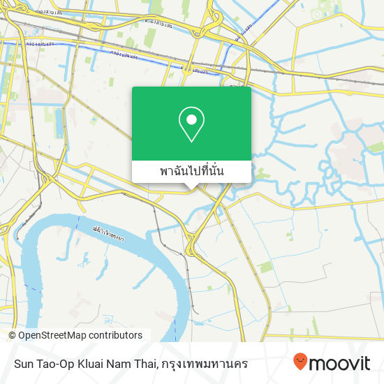 Sun Tao-Op Kluai Nam Thai แผนที่