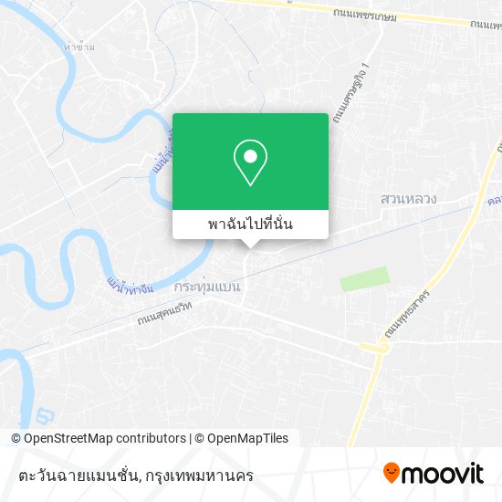 ตะวันฉายแมนชั่น แผนที่