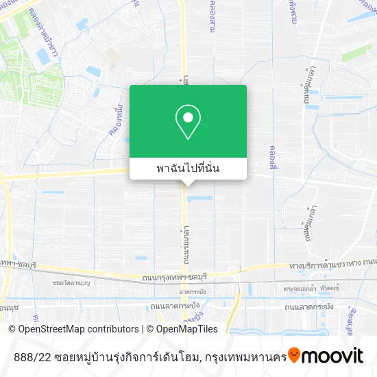 888 / 22 ซอยหมู่บ้านรุ่งกิจการ์เด้นโฮม แผนที่