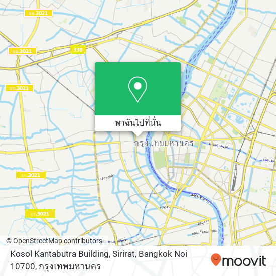 Kosol Kantabutra Building, Sirirat, Bangkok Noi 10700 แผนที่