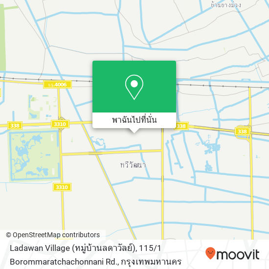 Ladawan Village (หมู่บ้านลดาวัลย์), 115 / 1 Borommaratchachonnani Rd. แผนที่