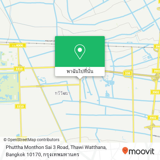 Phuttha Monthon Sai 3 Road, Thawi Watthana, Bangkok 10170 แผนที่