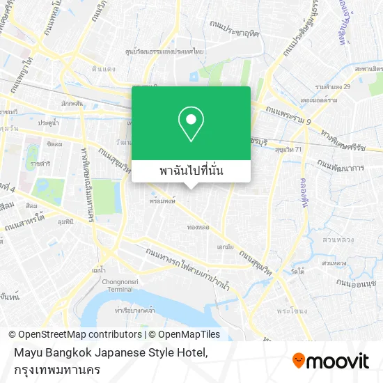 Mayu Bangkok Japanese Style Hotel แผนที่