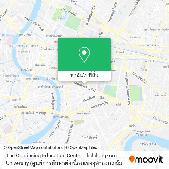 The Continuing Education Center Chulalongkorn University แผนที่