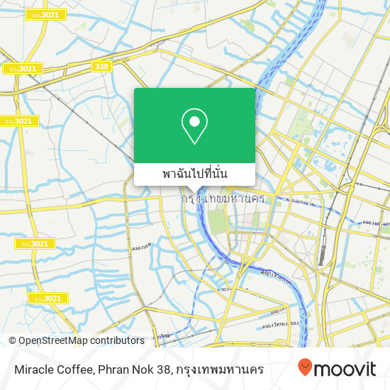Miracle Coffee, Phran Nok 38 แผนที่