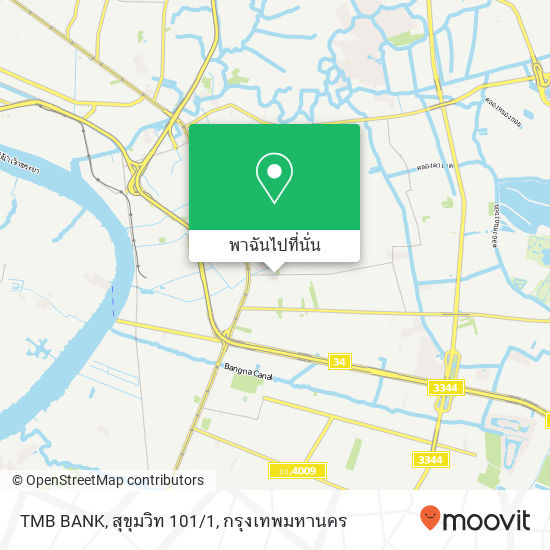 TMB BANK, สุขุมวิท 101/1 แผนที่