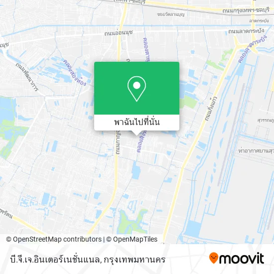 บี.จี.เจ.อินเตอร์เนชั่นแนล แผนที่