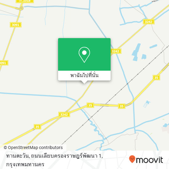 ทานตะวัน, ถนนเลียบครองราษฎร์พัฒนา 1 แผนที่