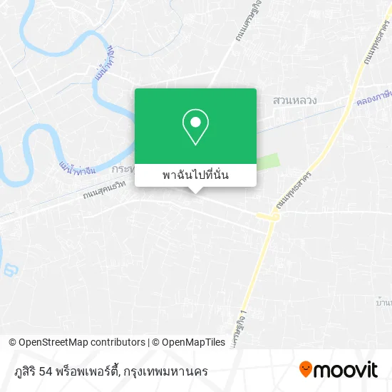 ภูสิริ 54 พร็อพเพอร์ตี้ แผนที่