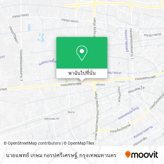 นายแพทย์ เกษม กอรปศรีเศรษฐ์ แผนที่