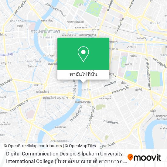 Digital Communication Design, Silpakorn University International College แผนที่