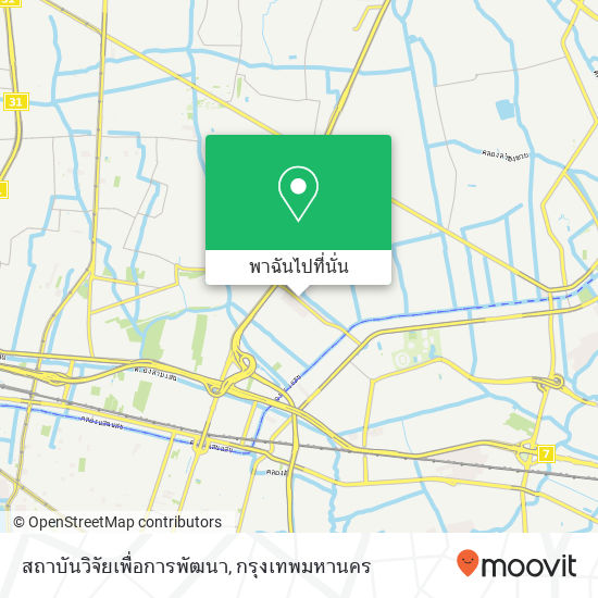 สถาบันวิจัยเพื่อการพัฒนา แผนที่