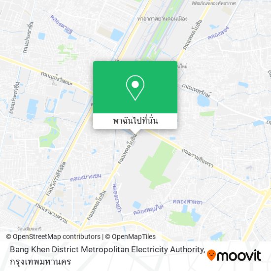 Bang Khen District Metropolitan Electricity Authority แผนที่