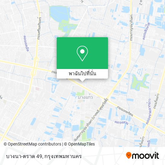 บางนา-ตราด 49 แผนที่