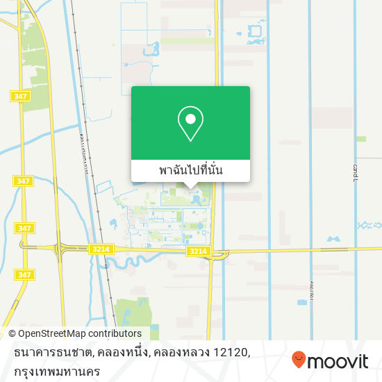 ธนาคารธนชาต, คลองหนึ่ง, คลองหลวง 12120 แผนที่