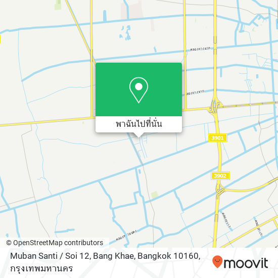 Muban Santi / Soi 12, Bang Khae, Bangkok 10160 แผนที่