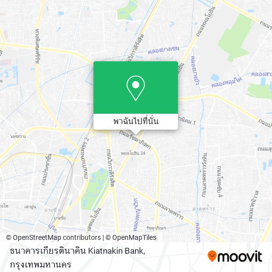 ธนาคารเกียรตินาคิน Kiatnakin Bank แผนที่