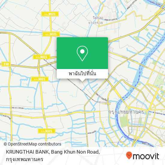 KRUNGTHAI BANK, Bang Khun Non Road แผนที่