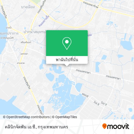 คลินิกจัดฟัน เอ.ซี. แผนที่