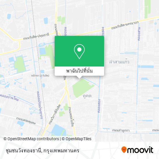 ชุมชนวังทองธานี แผนที่