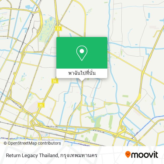 Return Legacy Thailand แผนที่