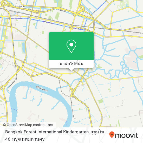 Bangkok Forest International Kindergarten, สุขุมวิท 46 แผนที่