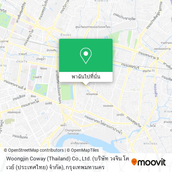 Woongjin Coway (Thailand) Co., Ltd. (บริษัท วงจิน โคเวย์ (ประเทศไทย) จำกัด) แผนที่