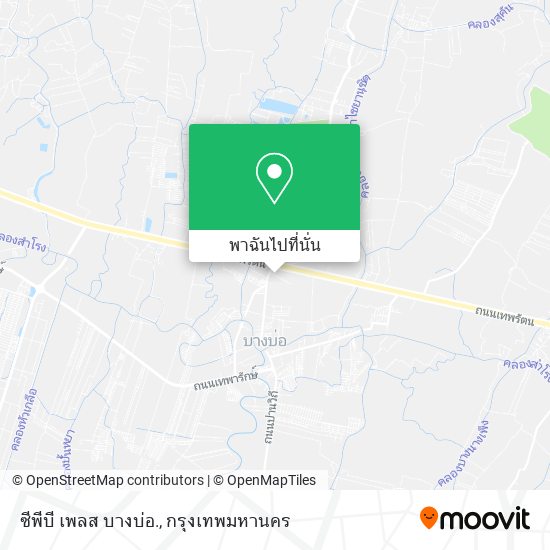 ซีพีบี เพลส บางบ่อ. แผนที่