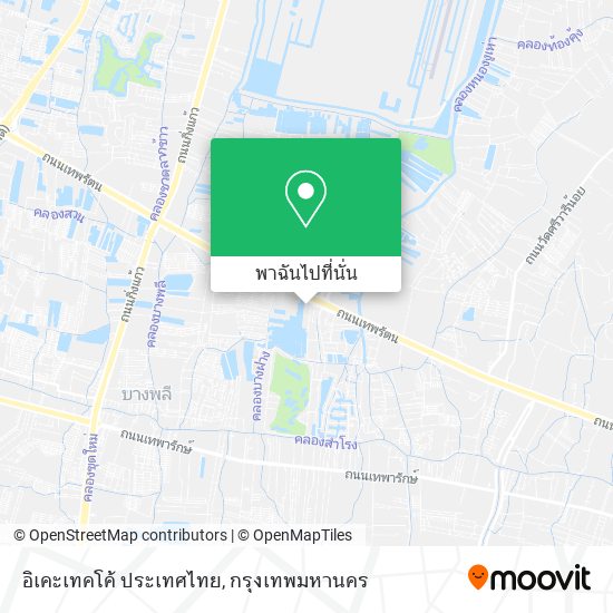 อิเคะเทคโค้ ประเทศไทย แผนที่