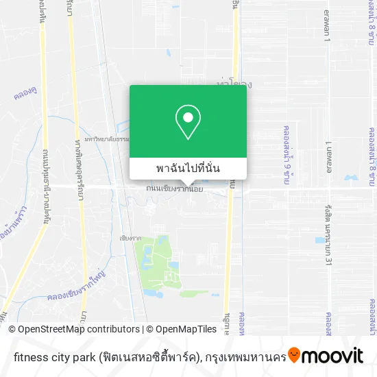 fitness city park (ฟิตเนสหอซิตี้พาร์ค) แผนที่