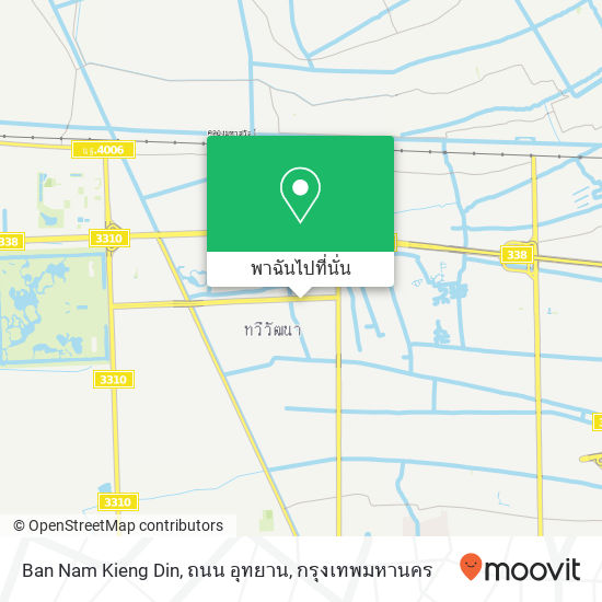 Ban Nam Kieng Din, ถนน อุทยาน แผนที่