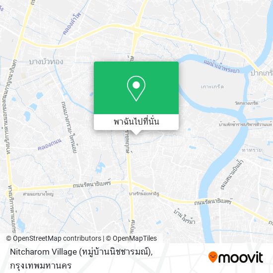 Nitcharom Village (หมู่บ้านนิชชารมณ์) แผนที่