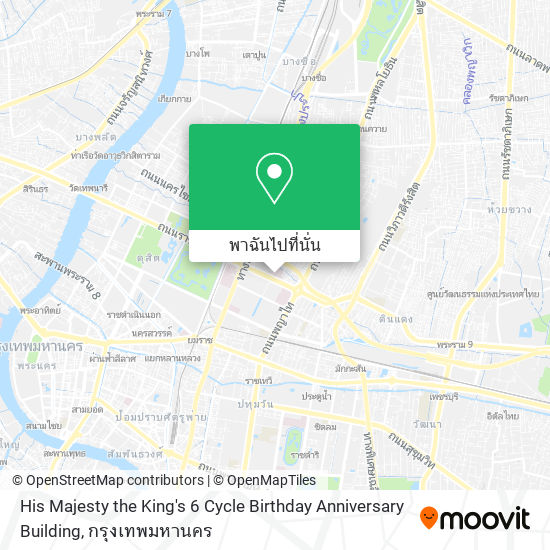 His Majesty the King's 6 Cycle Birthday Anniversary Building แผนที่